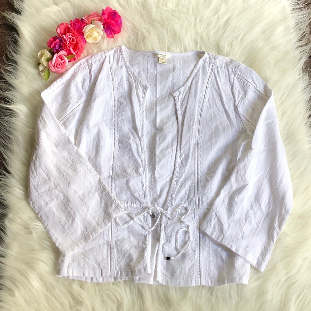 Christopher & Banks White Jacket Small
